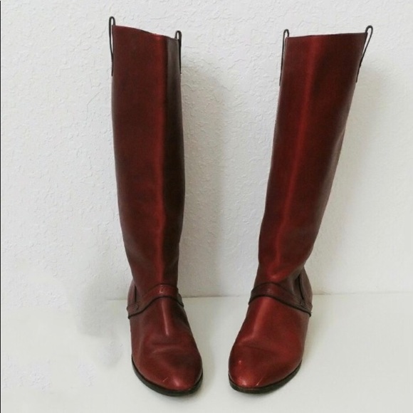 Vintage Leather Riding Boots - Picture 1 of 8